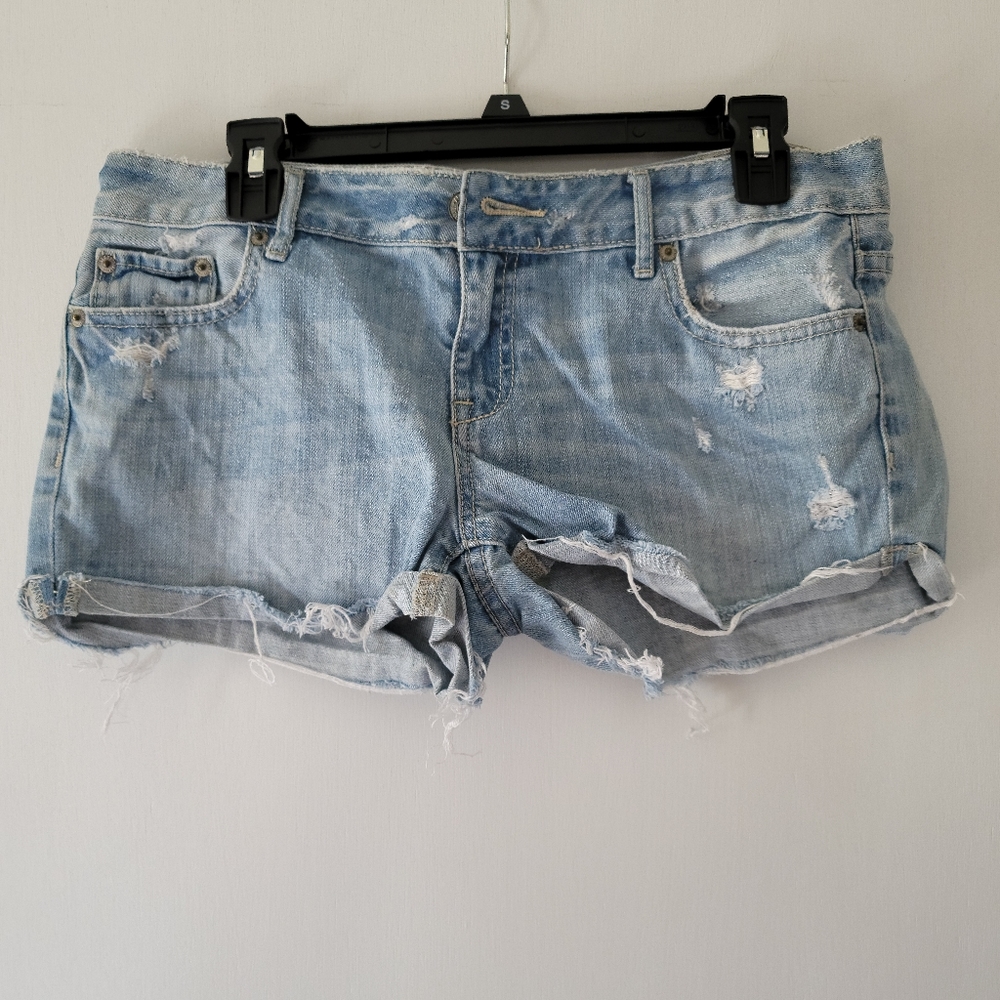 Aeropostale Distressed Jean Shorts Size 9/10